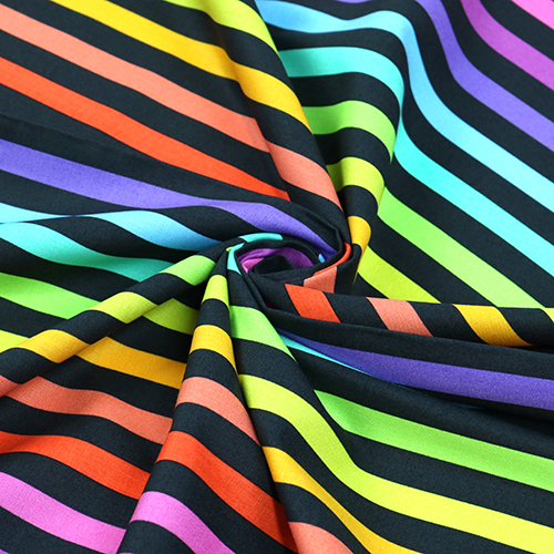 Tula Pink Disco Stripe Carbon Graywork 2