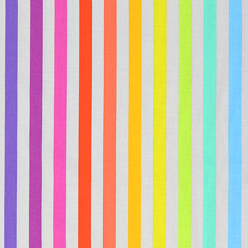 Tula Pink Disco Stripe Whisper Graywork