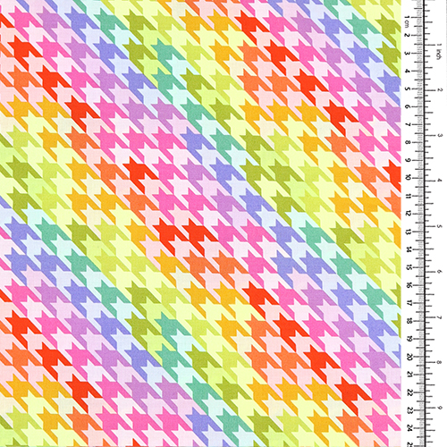 Tula Pink Gourmand Rayon De Lune Pied-De-Poule Multi 1