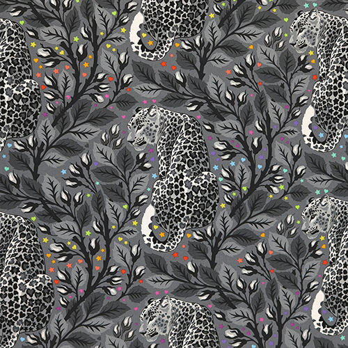 Tula Pink Birthmark Shadow Graywork Fabric by Free Spirit