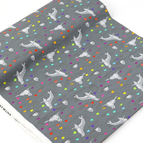 Tula Pink Seal The Deal Shadow Graywork 3