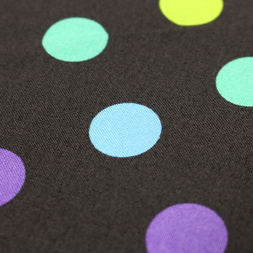 Tula Pink Disco Pom Pom Large Dots Carbon Graywork 5