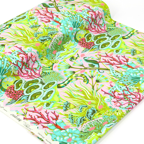 Tula Pink Reef What You Sew Seeschlange Coralline 3