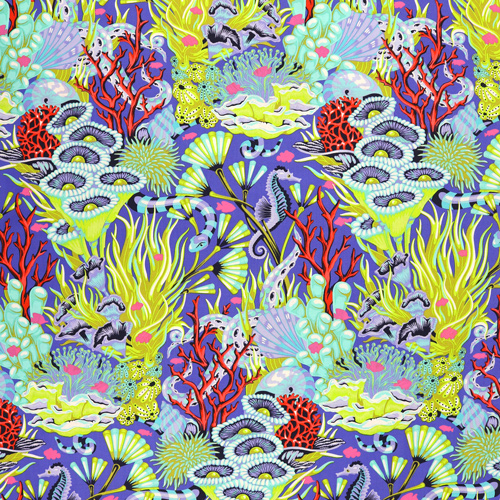 Tula Pink Reef What You Sew Sea Snake Marine 4