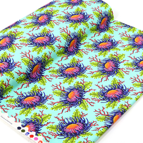 Tula Pink Floral Reef Freunde & Anemonen Meerschaum 3