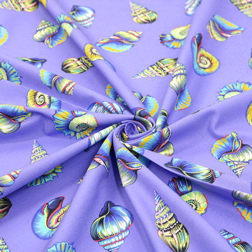Tula Pink Floral Reef Lil Shelly Marine 2