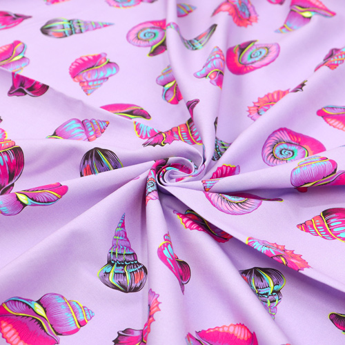 Tula Pink Floral Reef Lil Shelly Ultravioleta 2