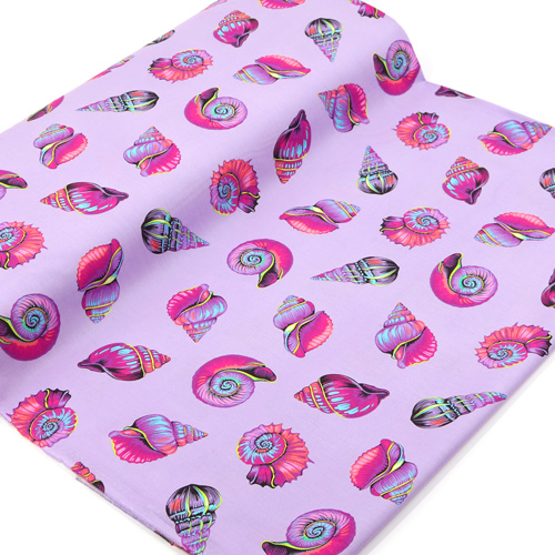 Tula Pink Floral Reef Lil Shelly Ultravioleta 3