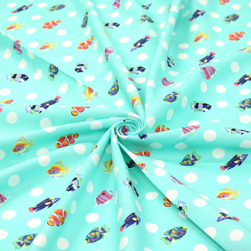 Tula Pink Barriera Floreale Attraversamento Scolastico Schiuma Di Mare 2
