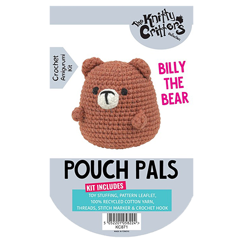 Kit De Ganchillo Amigos Del Bolsito Billy El Oso de Habico