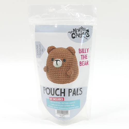 Kit De Ganchillo Amigos Del Bolsito Billy El Oso 1
