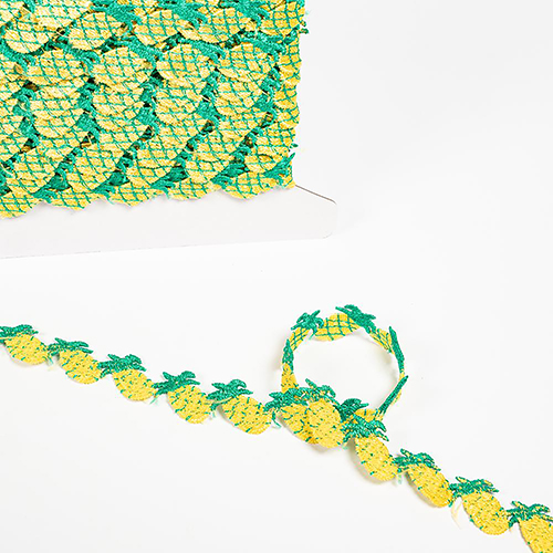 Dentelle À Bordure Ananas 20 Mm