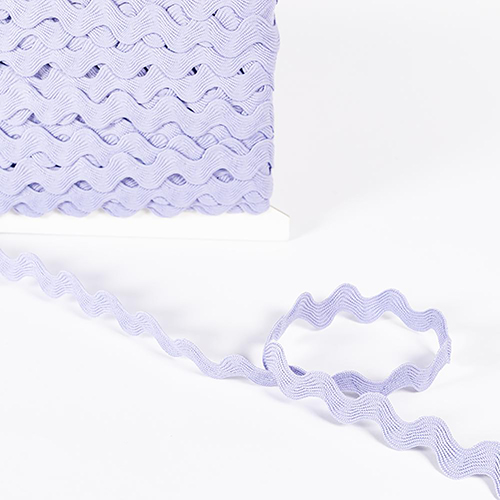 Retro Ric Rac Braid Trim Large 10mm - Lavender