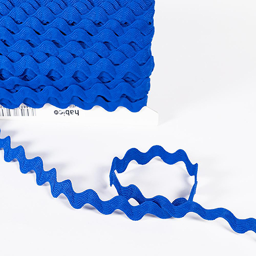 Cinta Zigzag Retro Grande 10mm - Azul Real de Habico