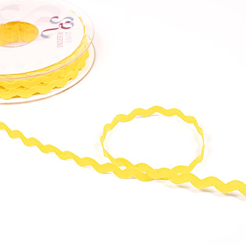 Galon Zigzag Rétro 5mm - Jaune