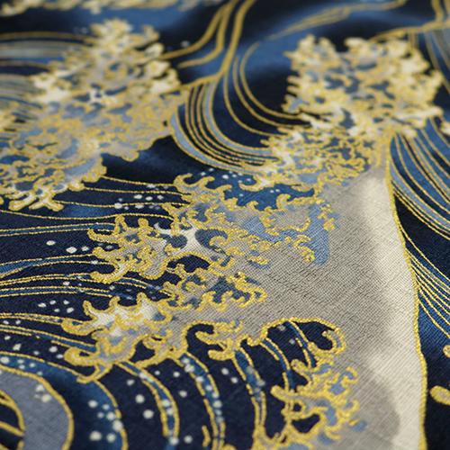 Gran Ola Metálica Inspirada En Hokusai 5