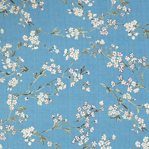 Branches De Fleurs De Cerisier Esquisses Tissu par Hokkoh