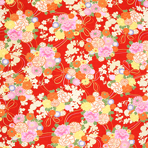 Fiori Giapponesi Metallici Dorati E Corda 4
