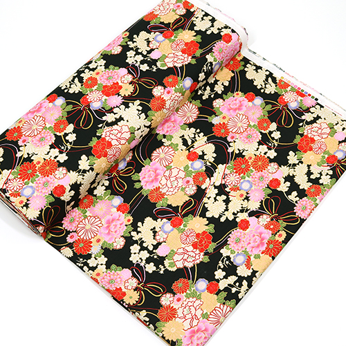 Gold Metallic Japanese Flowers and Rope 3