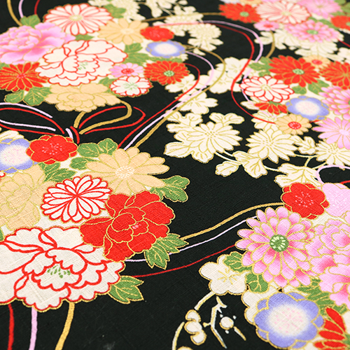 Gold Metallic Japanese Flowers and Rope 5