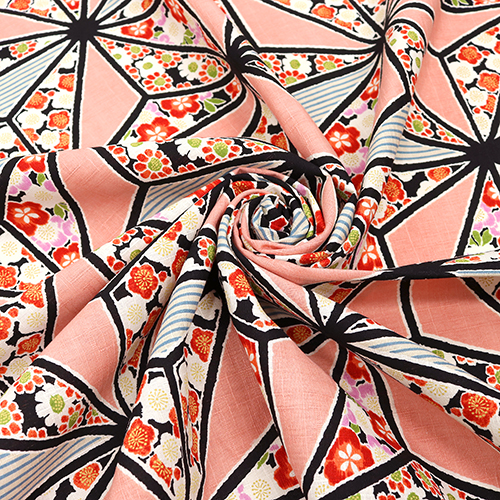 Große Asanoha Geometrische Japanische Blumen 2