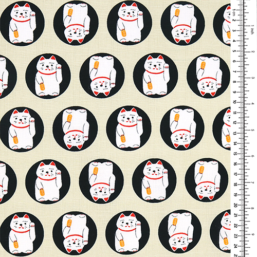 Maneki-Neko Gatto Fortunato Cerchi 1
