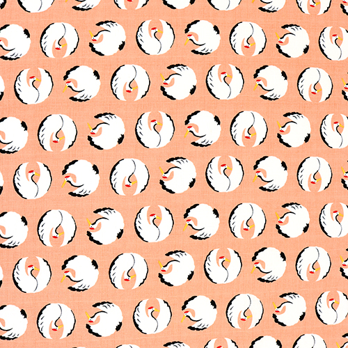 Kranichflgel Tsuru Kreise Stoff von Hokkoh