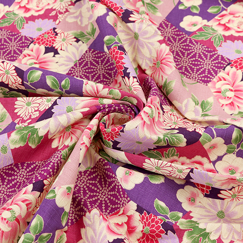 Japanisches Blumensegmentiertes Asanoha-Patchwork 2
