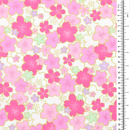 Flor De Sakura Dorada Kioto Primavera Blanca 1