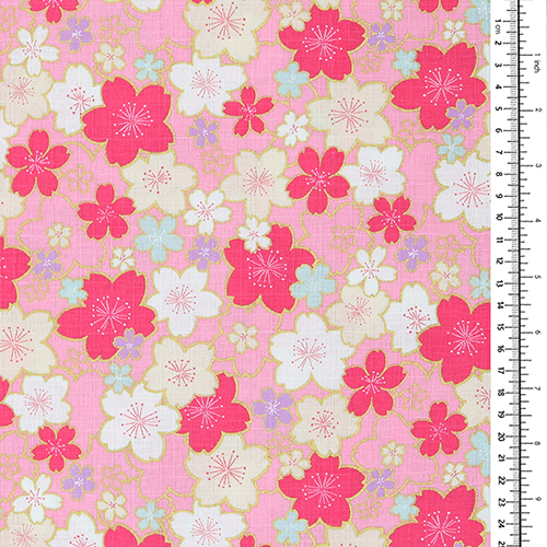 Flor De Sakura Dorada Kioto Primavera Rosa 1