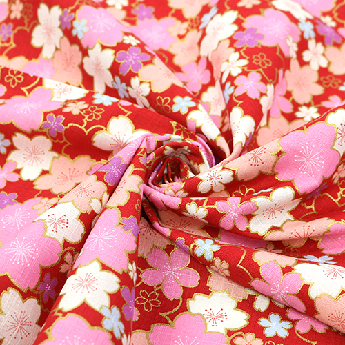 Flor de sakura dorada Kyoto primavera rojo 2