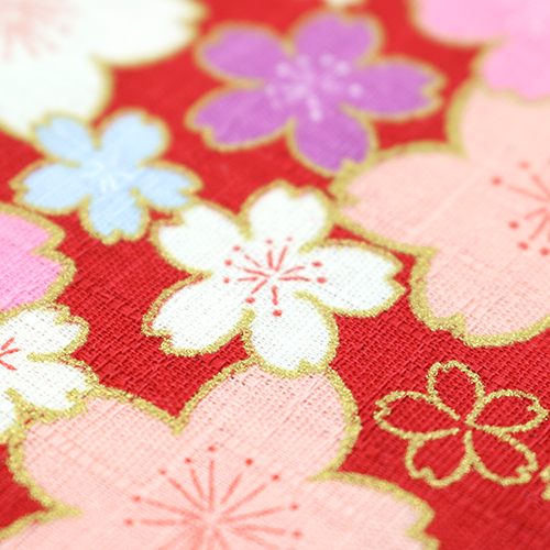 Flor de sakura dorada Kyoto primavera rojo 5