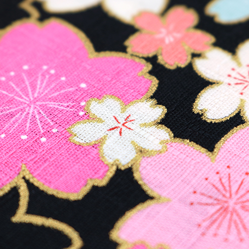 Fiore Di Sakura Dorato Kyoto Primavera Nero 5