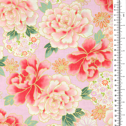 Peonia Dorata Kyoto Floreale Rosa 1