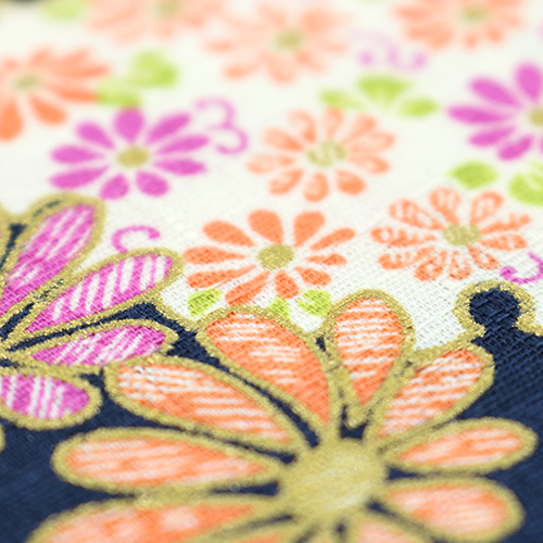 Peona Dorada Kyoto Floral ndigo 5