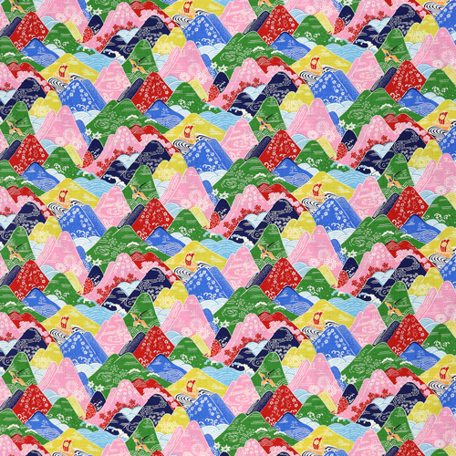 Japanese Mountains Sea Fish Boats 4