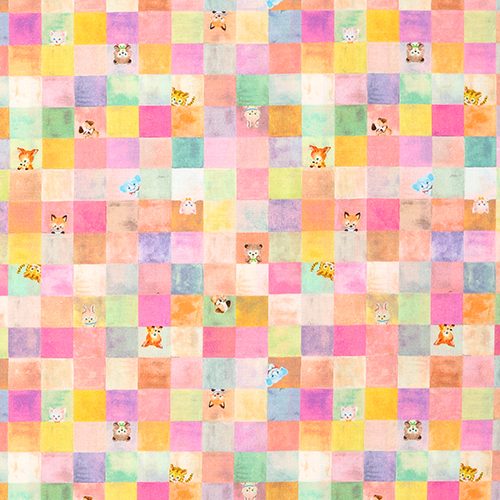 Cuadros Pastel Clidos Lindos Animales Vintage Tela de Hokkoh