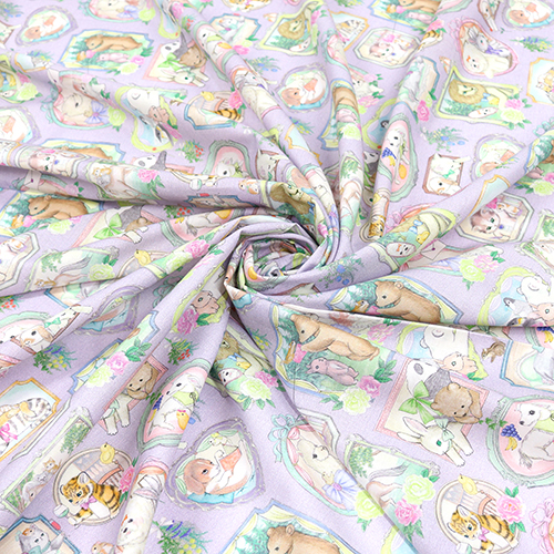 Dekorative Rahmen Rosen Niedliche Vintage-Tiere 2