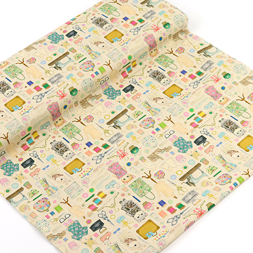 Strumenti da Cucito Vintage con Animali Merceria 3