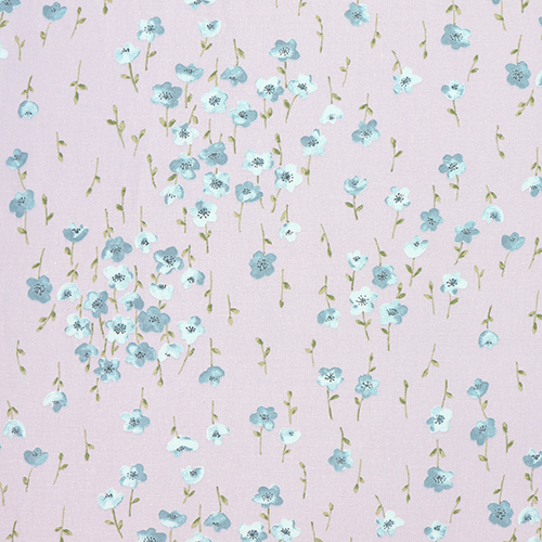 Bonitas Flores Azules Cayendo Pradera Flor