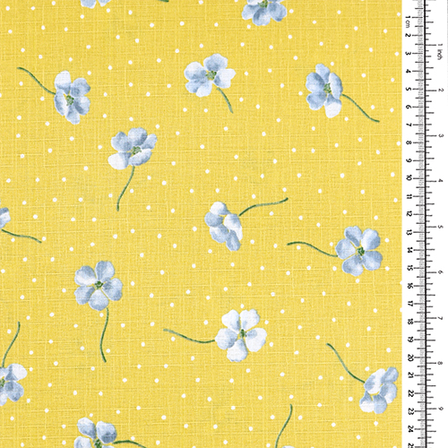 Delicate Tumbling Flowers Polka Dot 1