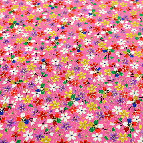 Sakura Japonesa Oro Colorida Flor de Cerezo 5
