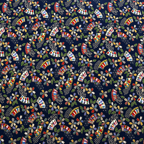 Flores Coloridas y Abanicos Índigo Pimientos Picantes 4