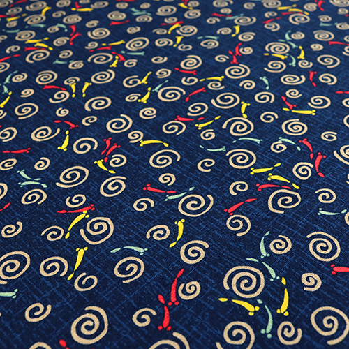 Japanese Colourful Swimming Fish Spirals 5