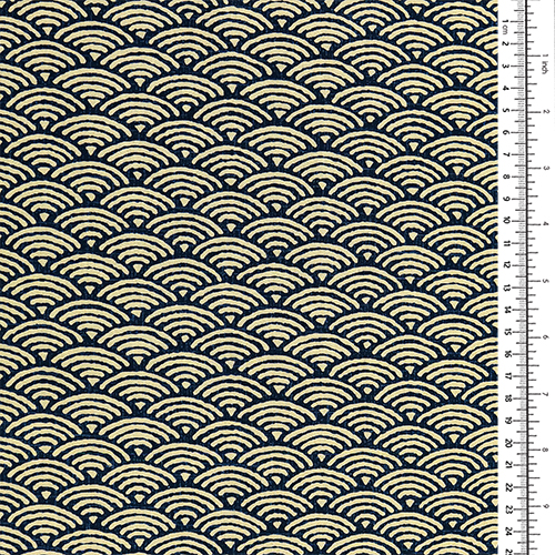 Seigaiha Tan Natural Ocean Waves 1