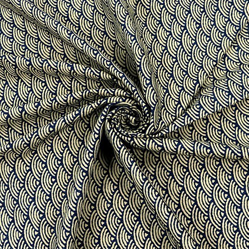 Seigaiha Tan Natural Ocean Waves 2