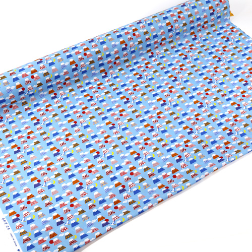 Mount Fuji Blauer Himmel Wolken Sonne Mond 3