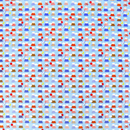 Mount Fuji Blauer Himmel Wolken Sonne Mond 4