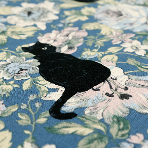 Black Cats Vintage Floral 5
