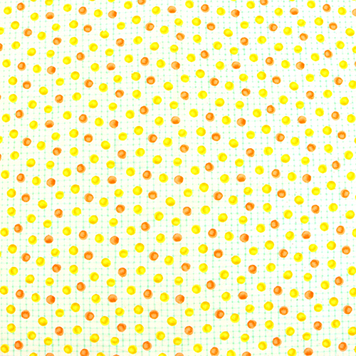 Aquarell Raster Bunte Kaugummi-Punkte Stoff von Japanese Indie
